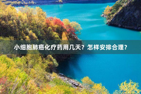 小细胞肺癌化疗药用几天？怎样安排合理？